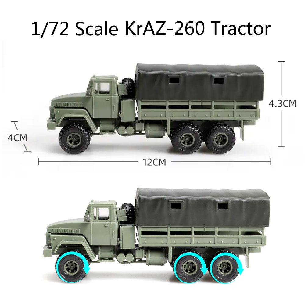 Model Kit Ukraine - Modelo de Camión Pesado KRAZ260 de