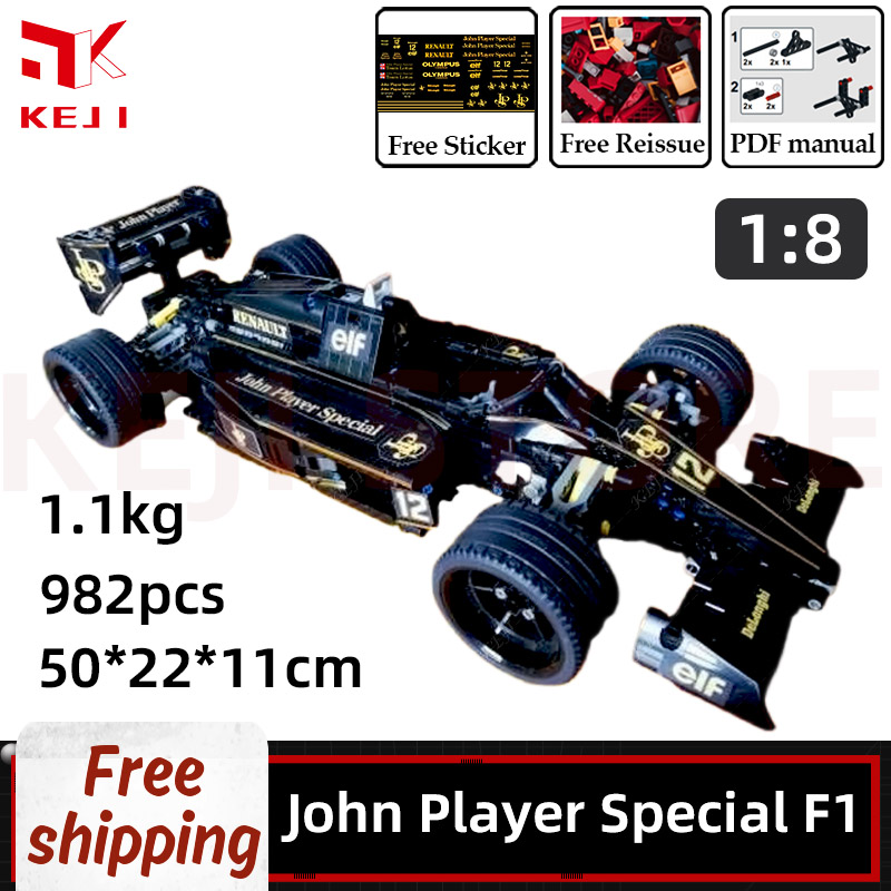 Model Kit Formula 1 - KEJI-Juego de bloques de construcción modelo