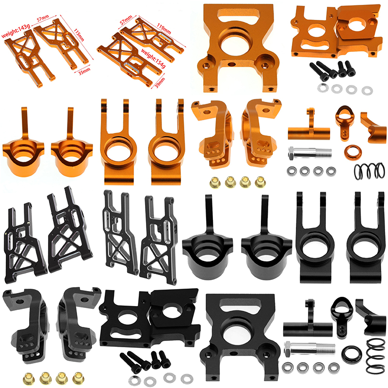 Frame Model Kit - Accesorios DBX07 EX07, nudillo de dirección/hub