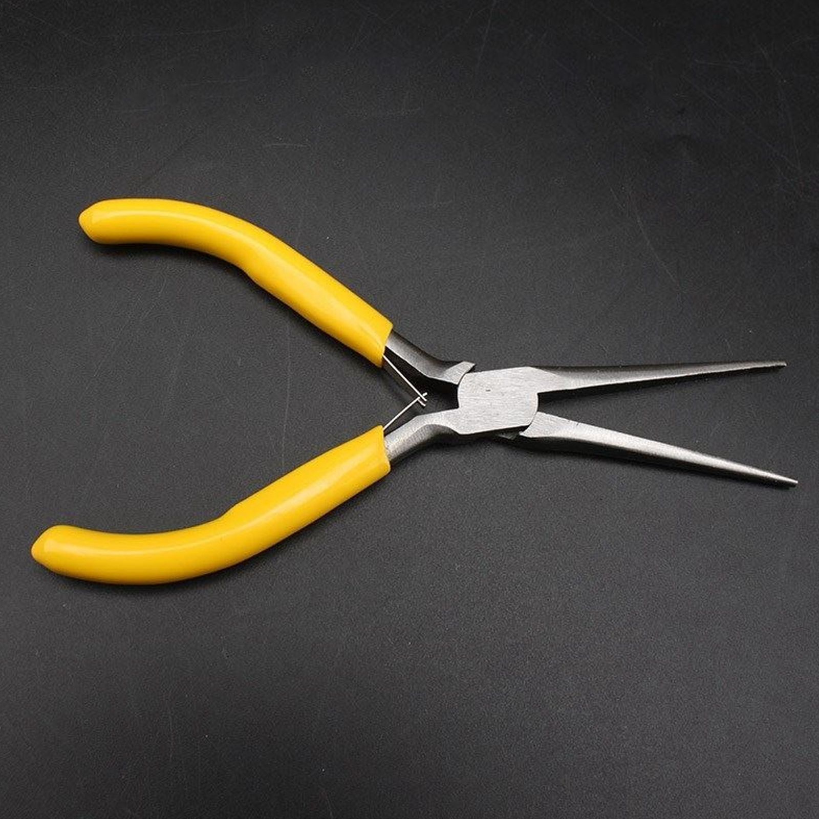 Model Kit Clipper - Alicates de punta larga multifuncionales amarillos,