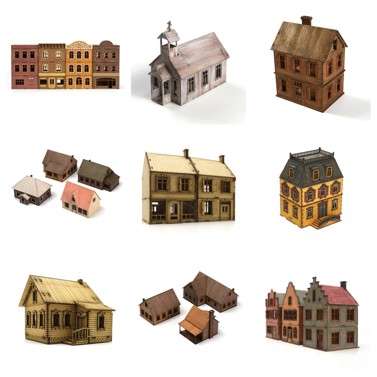 Model Kit Instructions - Casa de Madera para Armar a