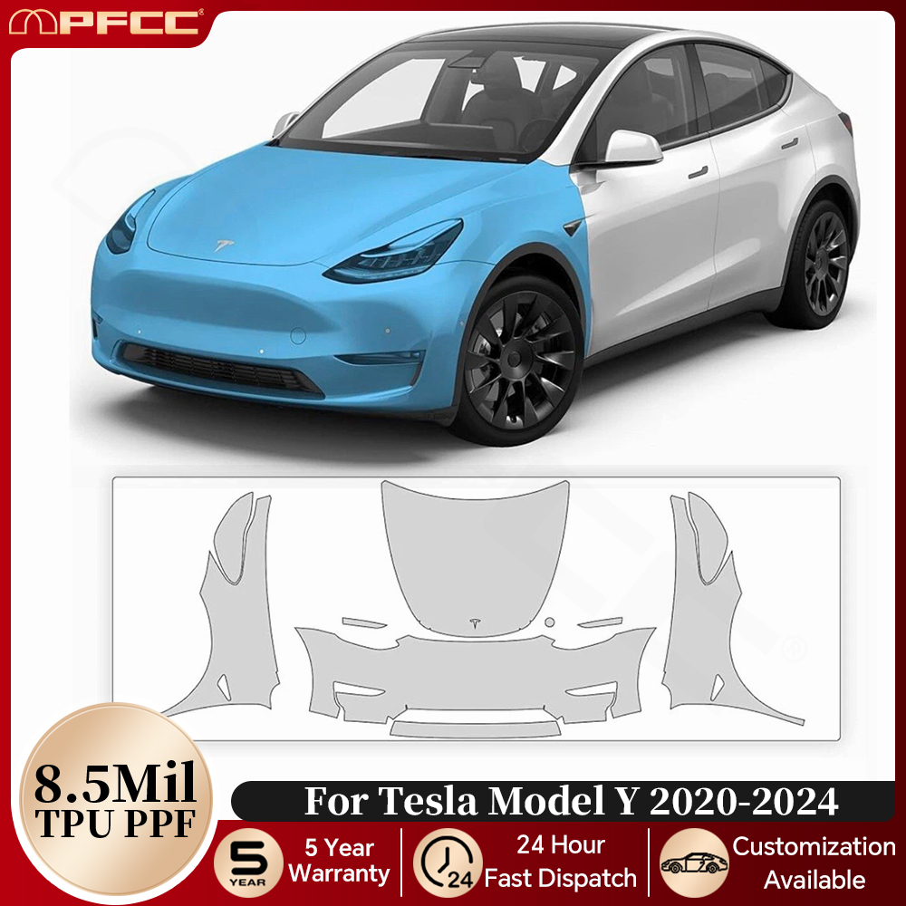 Model Kit Instructions - PPF precortado para Tesla Model Y
