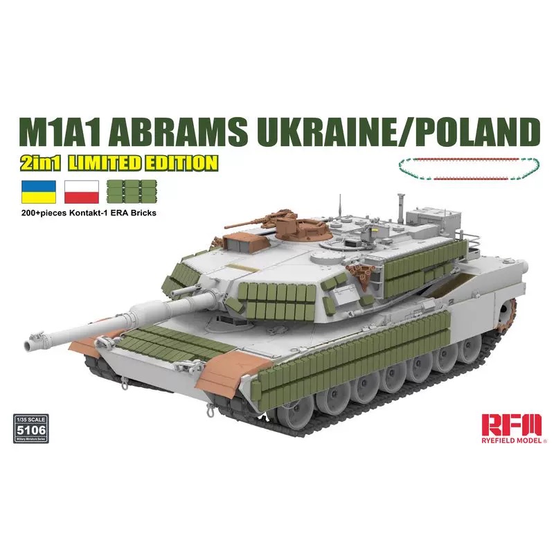 Rye Field 5106 Escala 1:35 M1A - Model Kit Ukraine reseña y precio