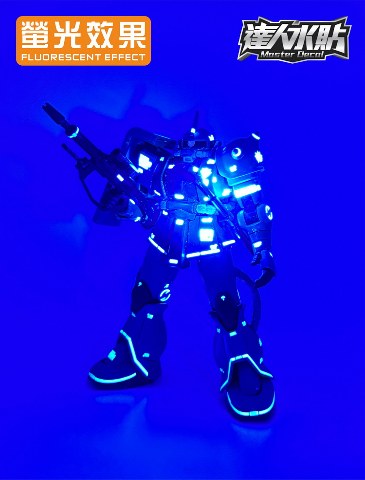 Calcomanías Fluorescentes Mast - Model Kit Jms reseña y precio