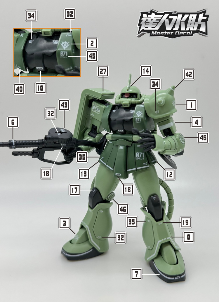 Calcomanías Fluorescentes Mast - Model Kit Jms reseña y precio