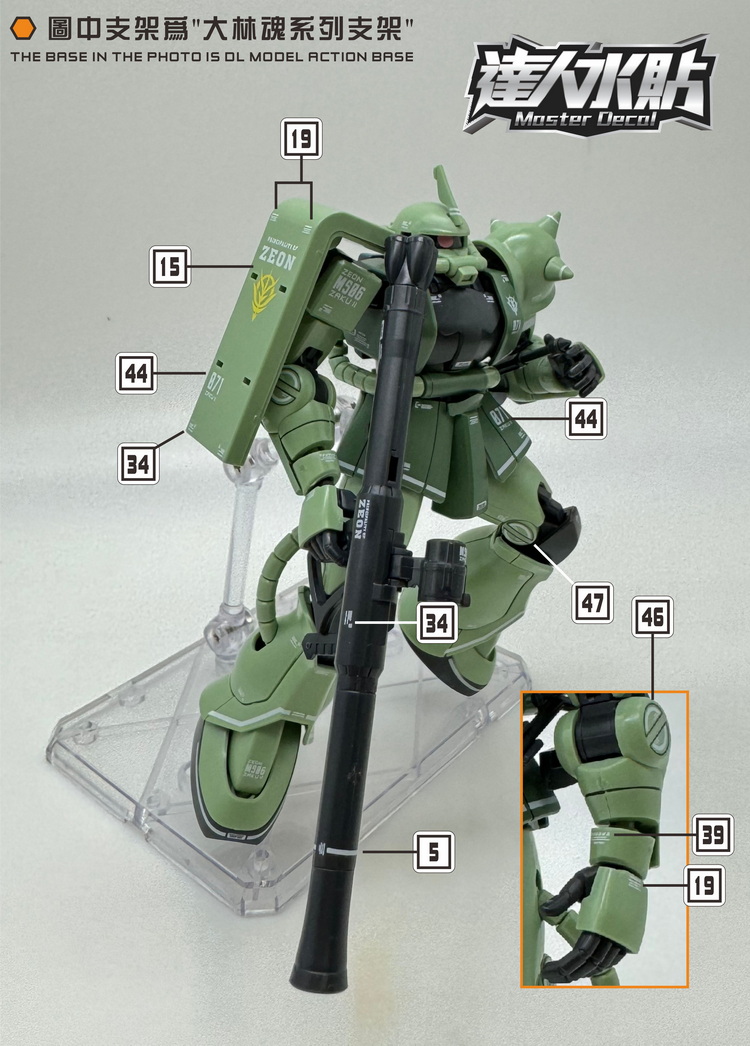 Calcomanías Fluorescentes Mast - Model Kit Jms reseña y precio