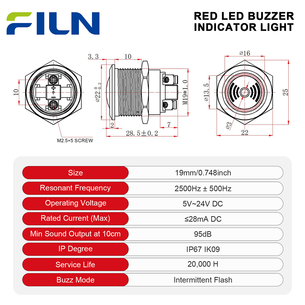 FILN 2PCS Luz indicadora de al - Panel Line Marker reseña y precio